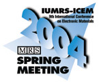2004 MRS Spring Meeting Logo