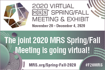 2020 MRS Spring/Fall Meeting Going Virtual
