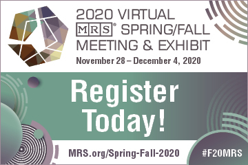 Register Today for the 2020 Virtual MRS Meeting