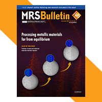 November 2020 MRS Bulletin Cover