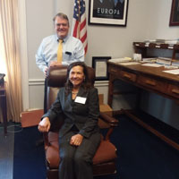Ted Culberson and Naomi Halas