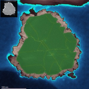 Discovery of a new Hawaïan island by HRSTEM