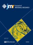 Cover image of the Journal of Materials Research